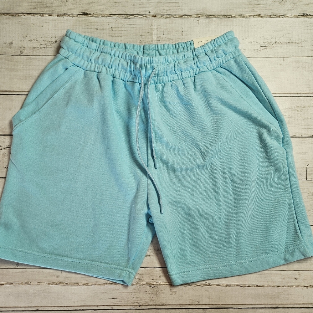 Relaxx Women’s Shorts XL Blue Lounge Casual Elastic Waist Drawstring 6” Inseam